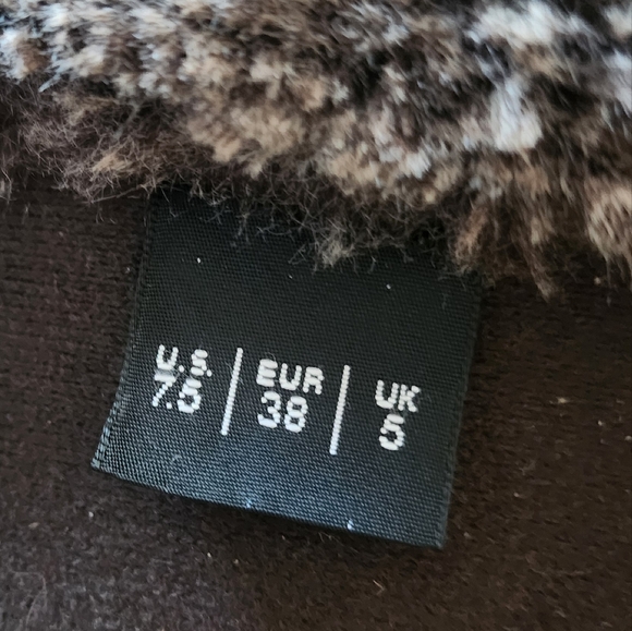 Aldo leather Tall Boots Faux Fur Lining Women Size US 7.5 Back Zip - Picture 12 of 13